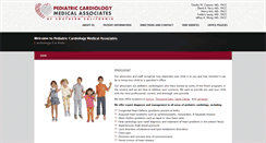 Desktop Screenshot of cardiologyforkids.com