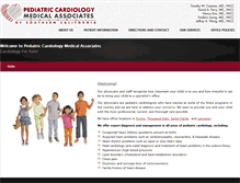 Tablet Screenshot of cardiologyforkids.com